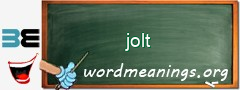 WordMeaning blackboard for jolt